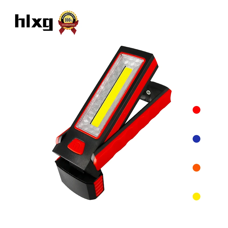 

HLXG 1PCS Multifunction Maintenance flashlight Inspection Mini Light Working COB LED light Hand Torch Flexible lamp Portable