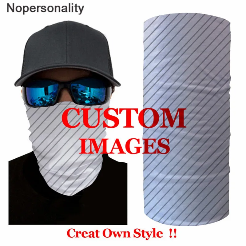 

Nopersonality Custom Headwear Multifunctio Outdoor Riding Scarf Fishing Mountain Climbing Sport Magic Scarf Windproof Mask