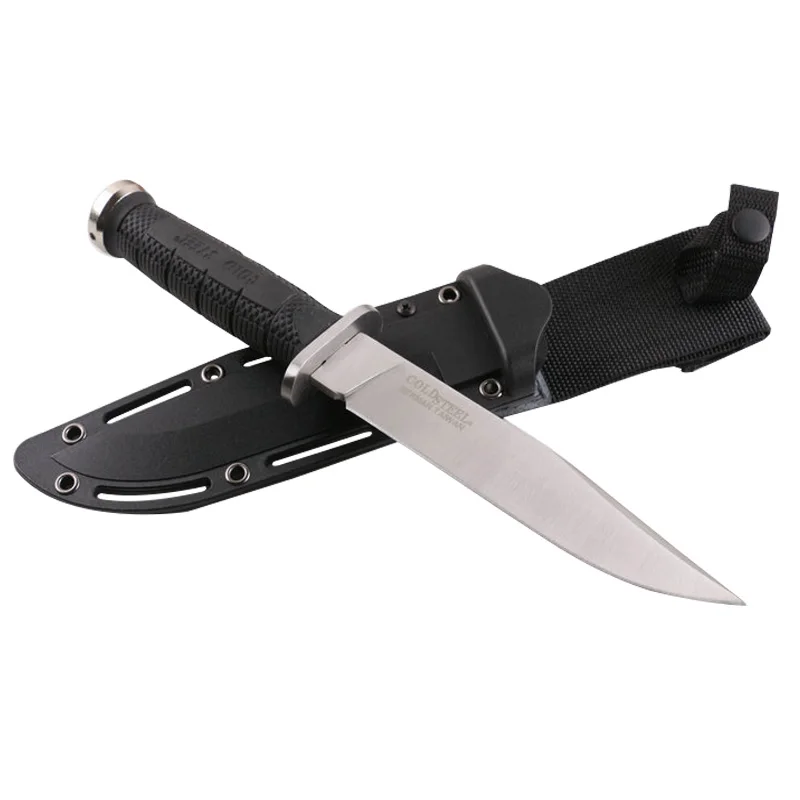 

ToughKeng Cold Steel Tactical Hunting Fixed Blade Knife Karton Handle Military Survival Knives Leatherneck