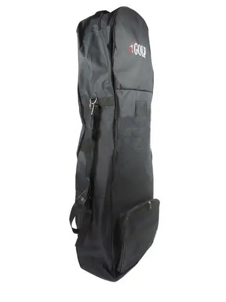 High Quality Nylon Black Golf Travel Cover Bag Thickening Pad Golf Holiday travel Cover Case with Wheels Waterproof Rian Cover