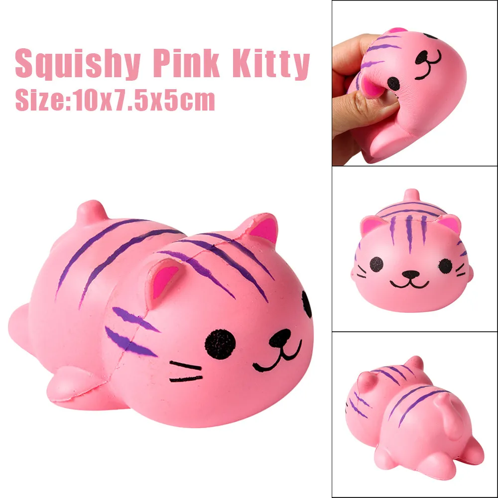 SquishiesCute Pink Kitty ароматический крем замедлить рост игрушка-Антистресс игрушка антистрессовая игрушка декомпрессии игрушки