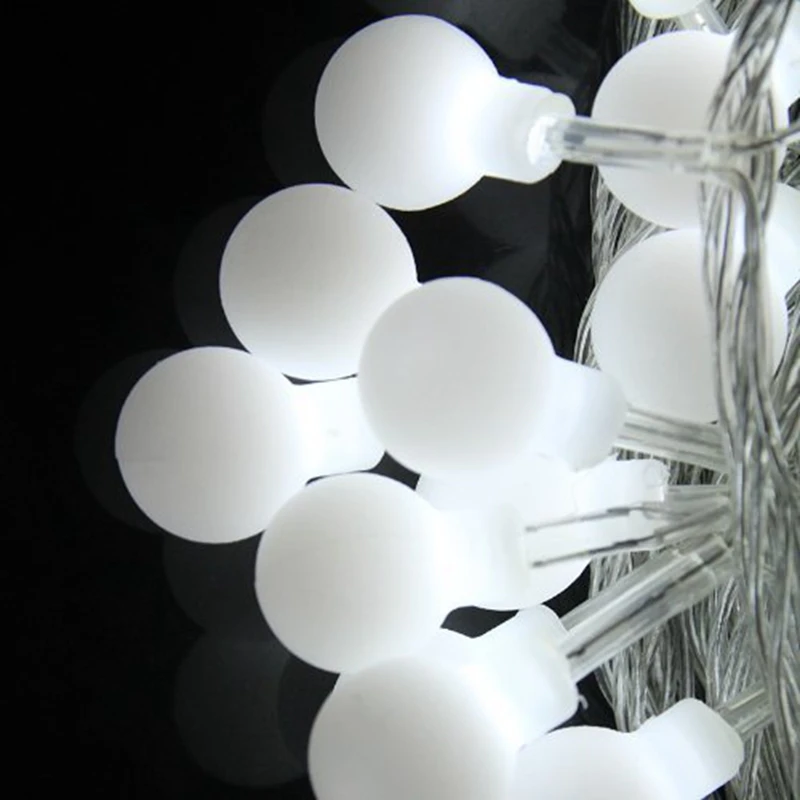 10M 100 LED Globe String Lights Warm White/White Ball Fairy Light for Party Christmas Wedding New Year Indoor&outdoor Decoration 10M 100 LED Globe String Lights Warm White/White Ball Fairy Light for Party Christmas Wedding New Year Indoor&outdoor Decoration