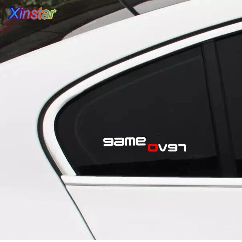 2 шт. автомобильная наклейка revo для VK Volkswagen VW golf GTI R passat B5 B6 B7 Golf MK4 MK6 MK7 CC|Наклейки на