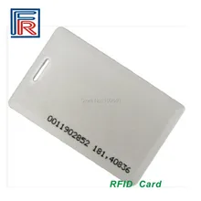 Free shopping 125 KHz RFID garra ID card, Em4100 e comptiblle