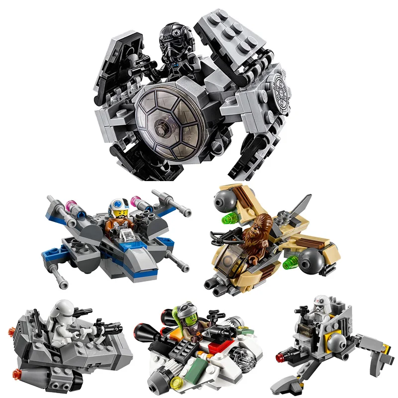 

Star Space Wars Microfighters Building Blocks Sets Clone Micro Fighter Bricks Toys Compatible Starwars 2018 NEW