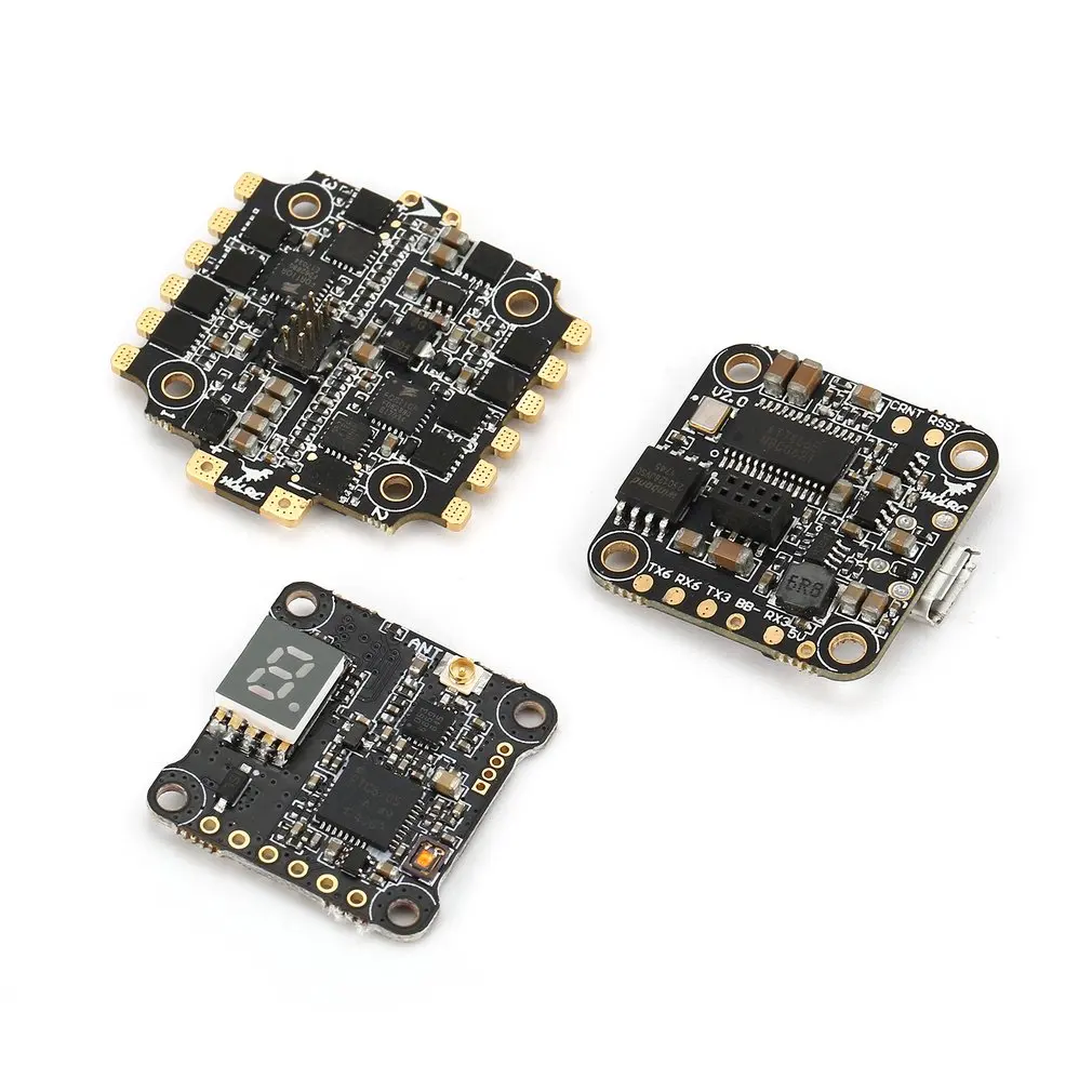 

HGLRC XJB F428-TX20.v2 F4 Flight Controller FC 33A Blheli_S ESC tx20.v2 VTX RC Drone Flight Controller
