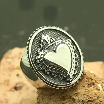 

Cool Lover 316L Stainless Steel Cool Heart Ring Newest Style