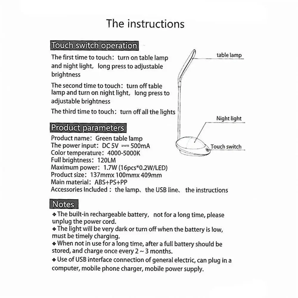 Modern Children Reading White Daylight Rechargeable USB Dimmable Girls Boys Kids Best LED Desk Table Lamp with Natural Light and Night Light 9