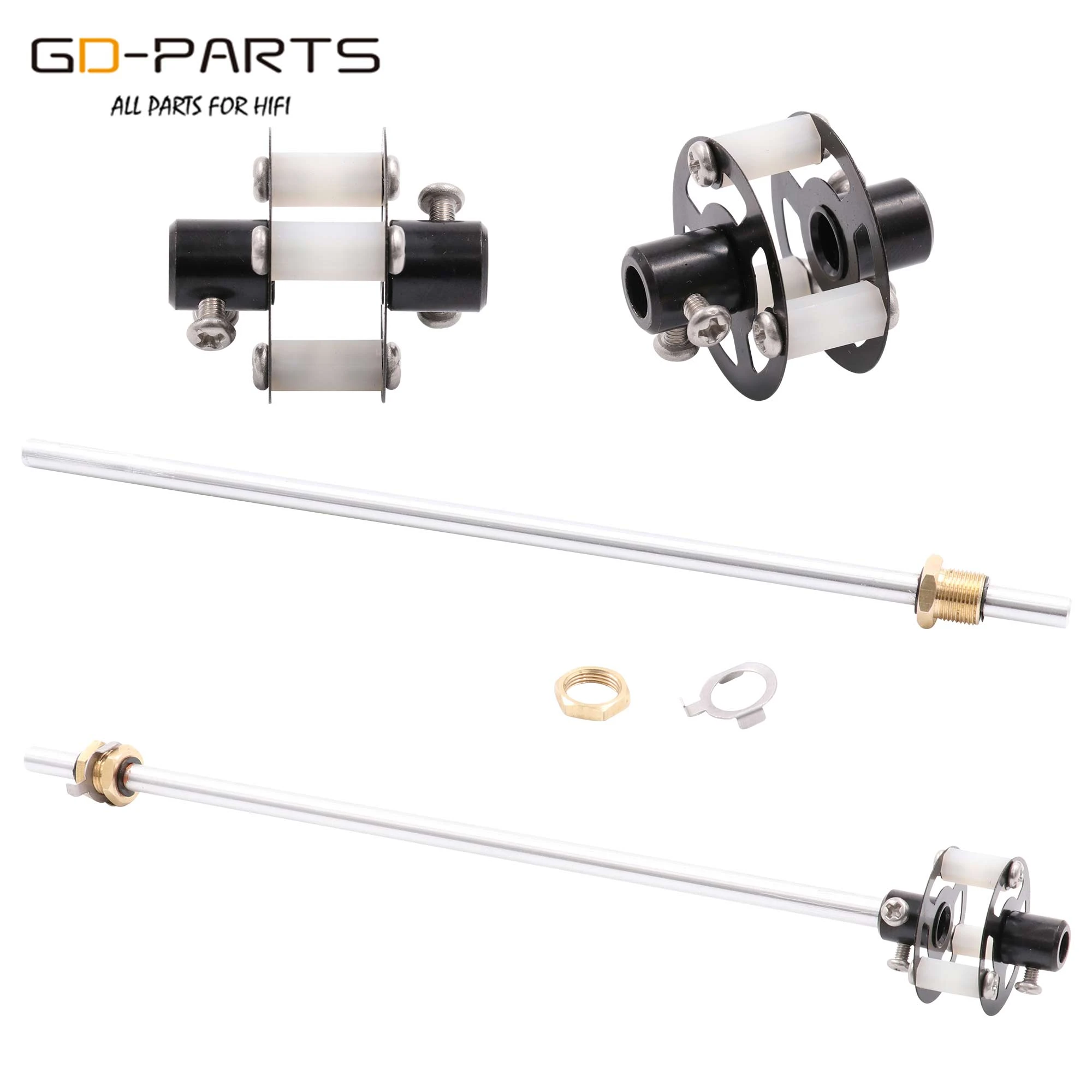 GD PARTS 6mm Potentiometer Shaft Extender Long Aluminum Attentuator Rod