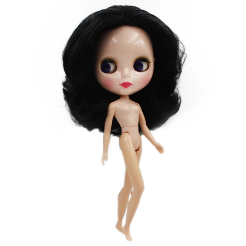 

Blyth BJD doll, Blyth Doll Nude Customized Shiny Face Dolls Can Changed Makeup and Dress DIY, 12 Inch Dolls 01