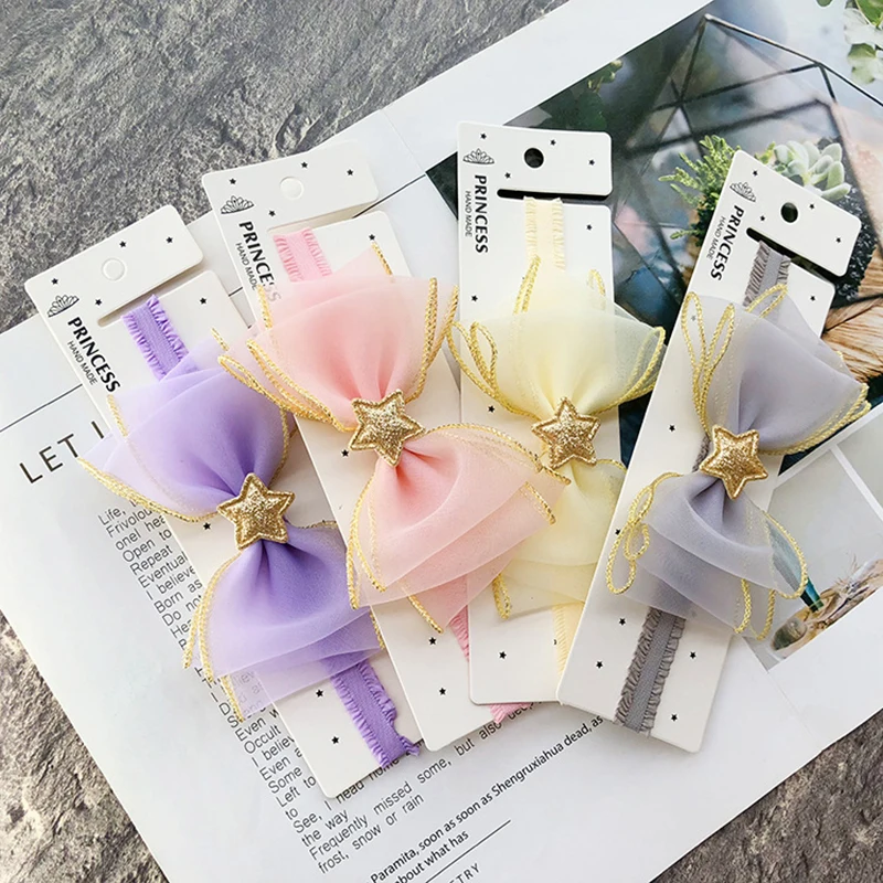 Для девочек, Женская кружевная 17 цветов, регулируемая повязка на голову для ребенка, вечерние, принцесса, корона, эластичные, с кристаллами, лидер продаж, для детей, 1 предмет, для свадьбы