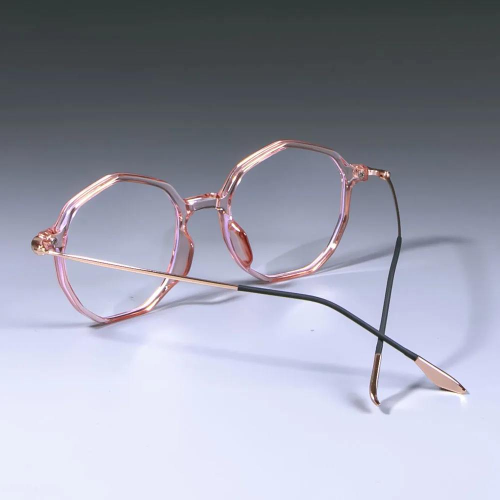 Круглые очки кошачий глаз, оправа для мужчин и женщин, оптические модные компьютерные очки 49017