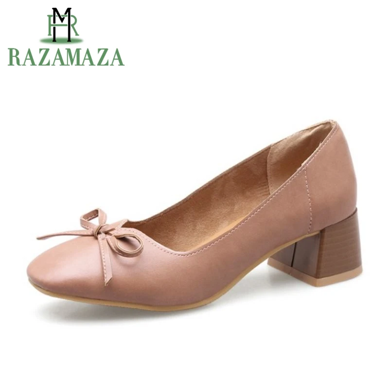 square toe slip on heels