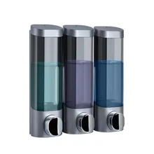 Дозатор жидкого мыла для ванной комнаты настенный для кухни пластик 300 мл гель для душа моющее средство Бутылка Шампуня Отель аксессуары для дома