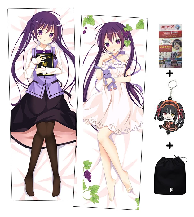

Hobby Express Rize Tedeza Dakimakura Japanese Hugging Body Pillow Cover ADP-62038