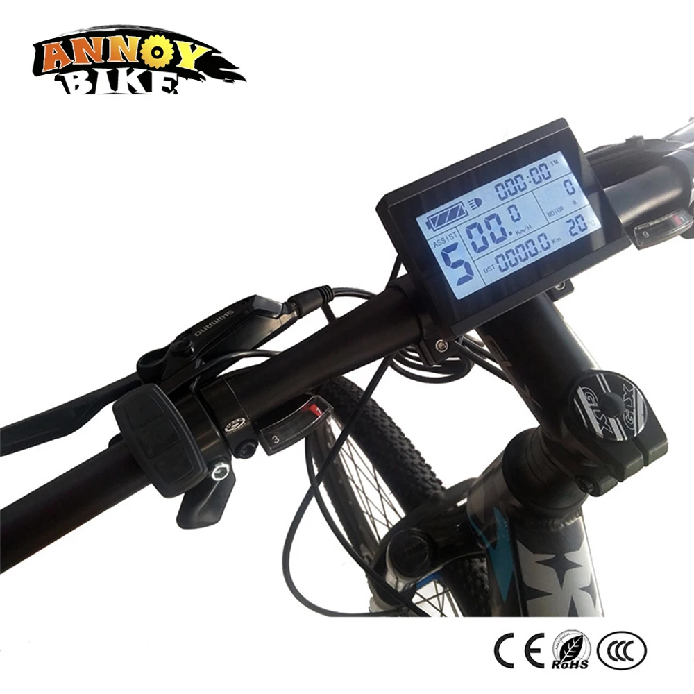 Perfect LCD Display For Electric Bike 24V 36V 48V 60V 72V Intelligent KT LCD3 Control Panel E-bike Conversion Parts Black Free Shipping 2 Perfect LCD Display For Electric Bike 24V 36V 48V 60V 72V Intelligent KT LCD3 Control Panel E-bike Conversion Parts Black Free Shipping 2