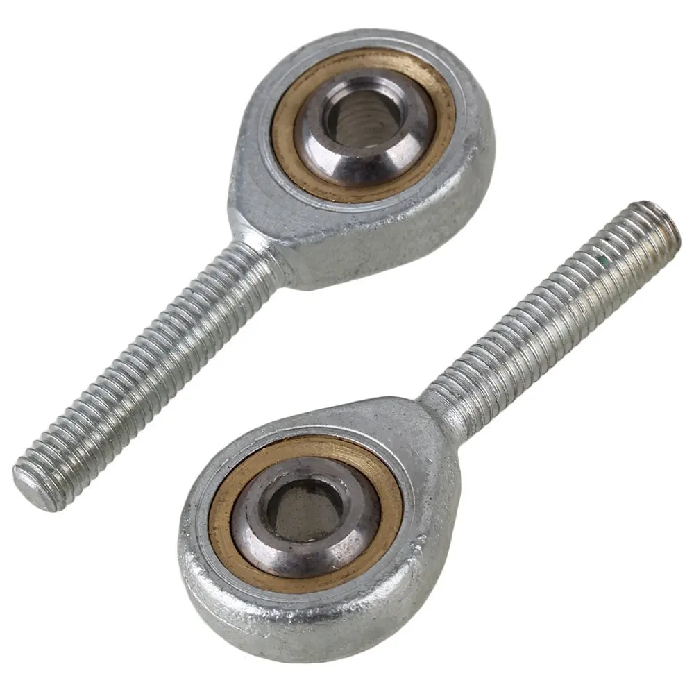 

Silver 5mm Zinc Alloy Male Metric Threaded Rod End Joint Spherical Plain Bearing Pack of 2
