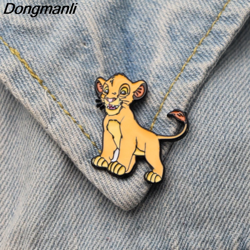 20 pcs/lot Wholesale Pins DMLSKY The Lion King Cute Brooch Enamel Pin