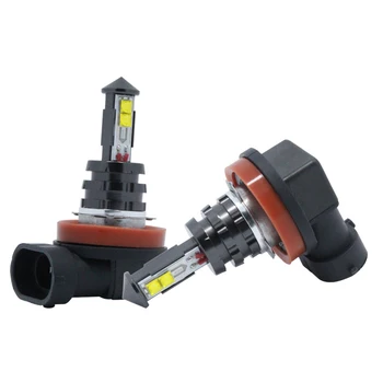 

2pcs H11 20W Xenon SMD Chips LED Car Reverse Rear Tail Light DRL Bulb 12V 24V