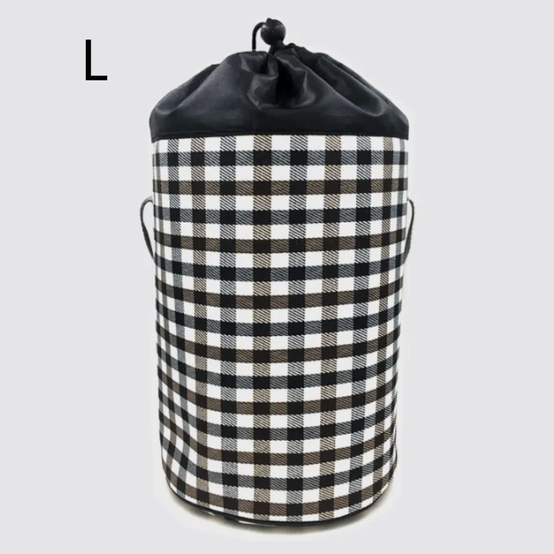 Круглая сумка для обеда, утолщенная алюминиевая термоизолированная сумка для обеда, контейнер для еды, сумка-тоут - Цвет: l
