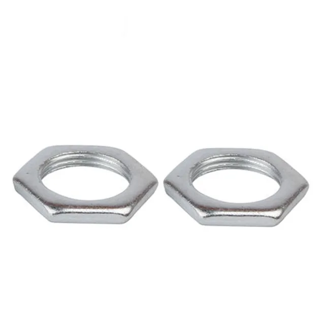 M8 M20 Hexagon Flat Fine Teeth Nut Hex Thin Nuts Iron GB808 Galvanized