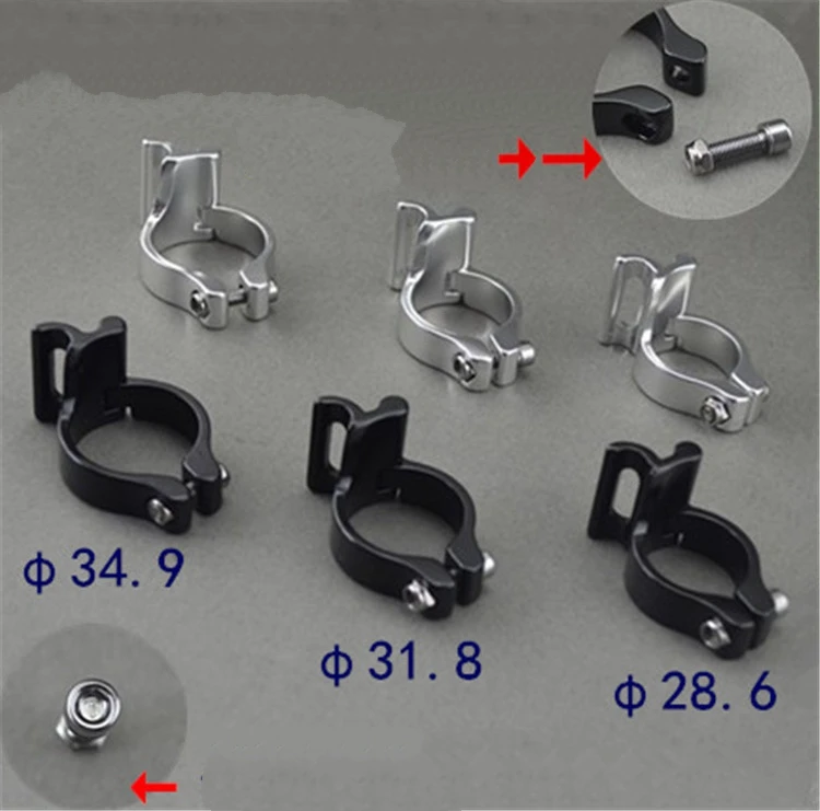 Тайвань дорожный велосипед прямой подвесной передний переключатель зажимное кольцо 28,6 31,8 34,9 мм стойка-переключатель адаптера