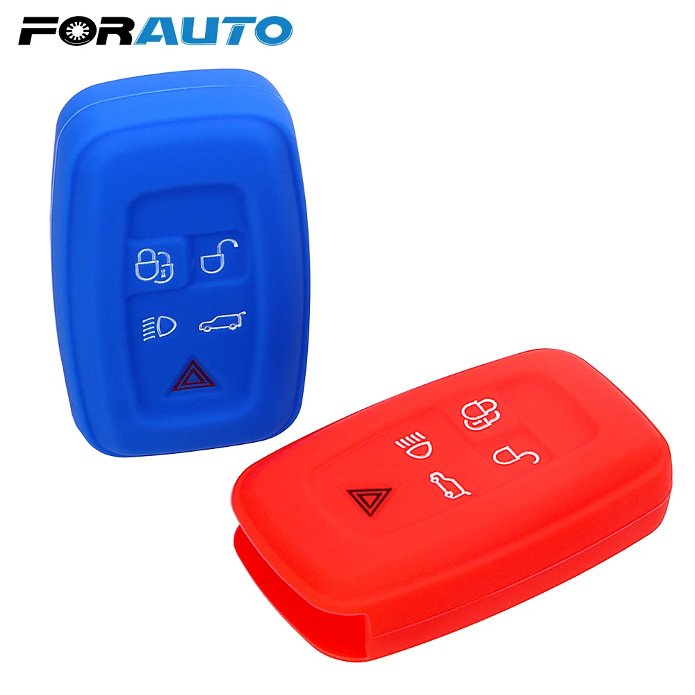 

5 Buttons Car Key Case Shell Protector Key Bag Cover Replacement For Land Rover Range Rover Sport 2010 2011 2012 Discovery