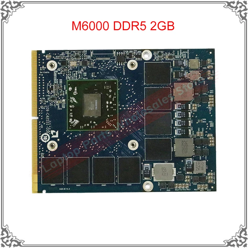 

M6000 216-0835033 DDR5 2GB Graphic Card For DELL M15X M6600 M6700 M6800 Video Graphic Card Display Card