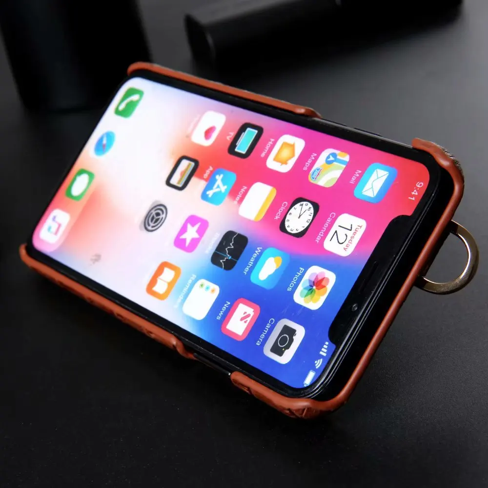 Mohini Young новые чехлы для телефонов iPhone X/XR сотовый телефон из натуральной кожи задняя крышка милый ремешок ультра тонкий жесткий чехол