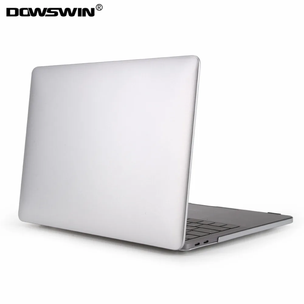for macbook case,dowswin laptop cover for apple macbook pro 13 15 touch bar hard pc protector+matte keyboard cover
