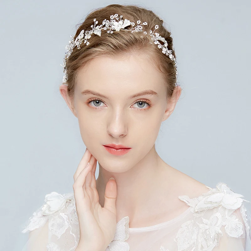 ORP Brand Bride jewelry Europe fine luxury headdress Rhinestones gem wedding accessories hair band bridesmaid hair accessories