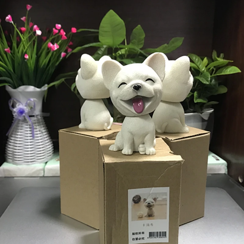 Cute-Puppy-Statue-Simulation-Animal-Poodle-French-Bulldog-Pomeranian-Shiba-Inu-welsh-corgi-pembroke-Shake-the (3)