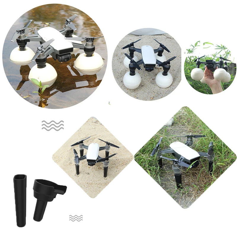 Плавающий шар шасси расширенные наборы для DJI Spark повышенной ноги невидимые летающие в ночное время защитные аксессуары