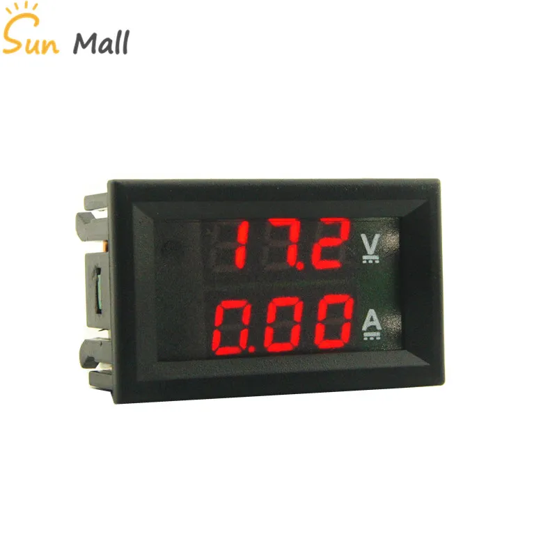 

Free Shipping DC 100V 10A Red-Red 0.28inch LED Digital Voltmeter Ammeter Volt Ampere Meter Amperemeter Voltage Indicator