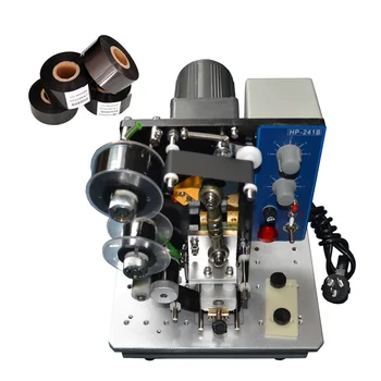 

241B type date print coding machine on plastic bags