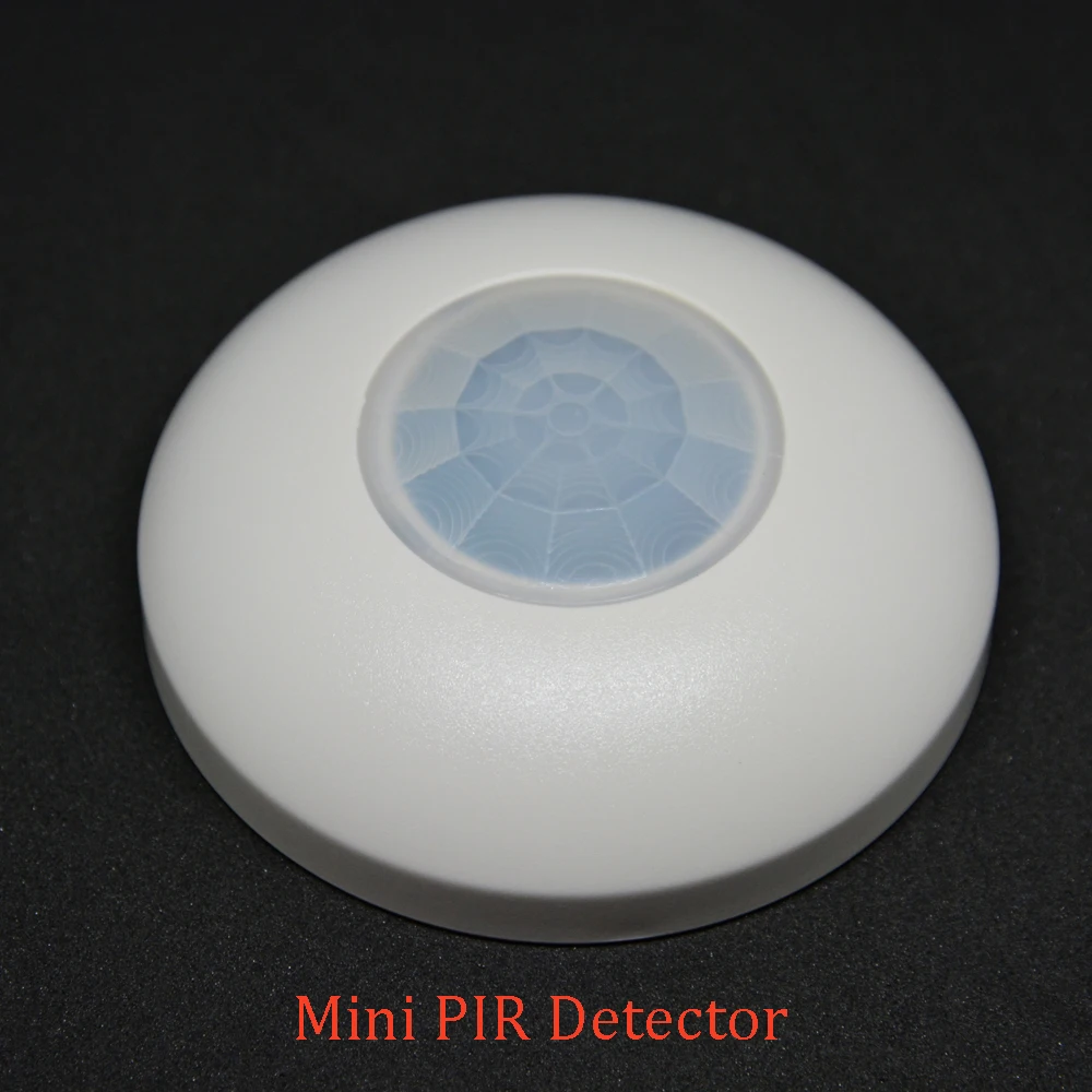 

(1 PCS) Indoor 360 degree ceiling PIR motion detector infrared sensor light switch NC NO output options Mini PIR Alarm intruder