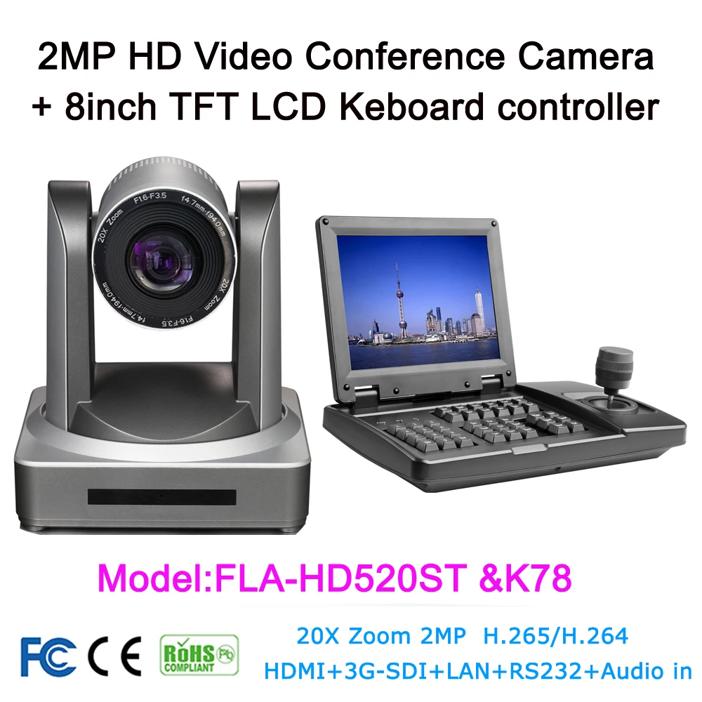 3D Джойстик визуальная клавиатура контроллер 20 x PTZ Видео конференция камера HD-SDI IP HDMI для теле-медицина прямая трансляция системы