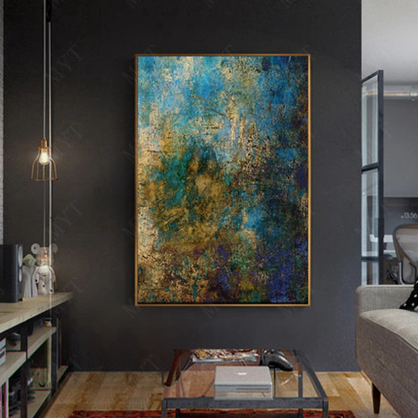 

Dark Color Oil Painting Handmade Crafts Abstract Canvas Dropshipping For Home Decor Hot Sale Paints No Framed