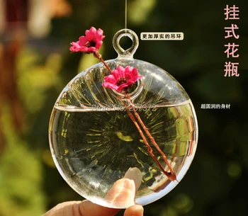 

2pcs/Lot Transparent Air Plant Hanging Glass Vase, Creative Home Decoration, Terrarium Housewarming Gift,Free Shipping