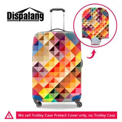 Dispalang брендовые дизайнерские дорожные аксессуары 3D геометрический художественный чемодан пыль дождь новые чехлы применяются к 18-30 дюймов
