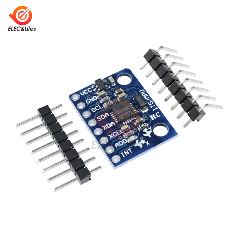 GY-521 MPU6050 Модуль I2C 3-осевой аналоговый датчик гироскопа + модуль акселерометра