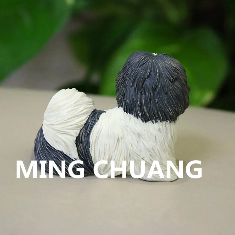 Mini-Cute-Simulation-Puppy-Statue-Chrysanthemum-Shih-Tzu-Care-for-dogs-Bust-Resin-Action-Figure-Collectible (2)