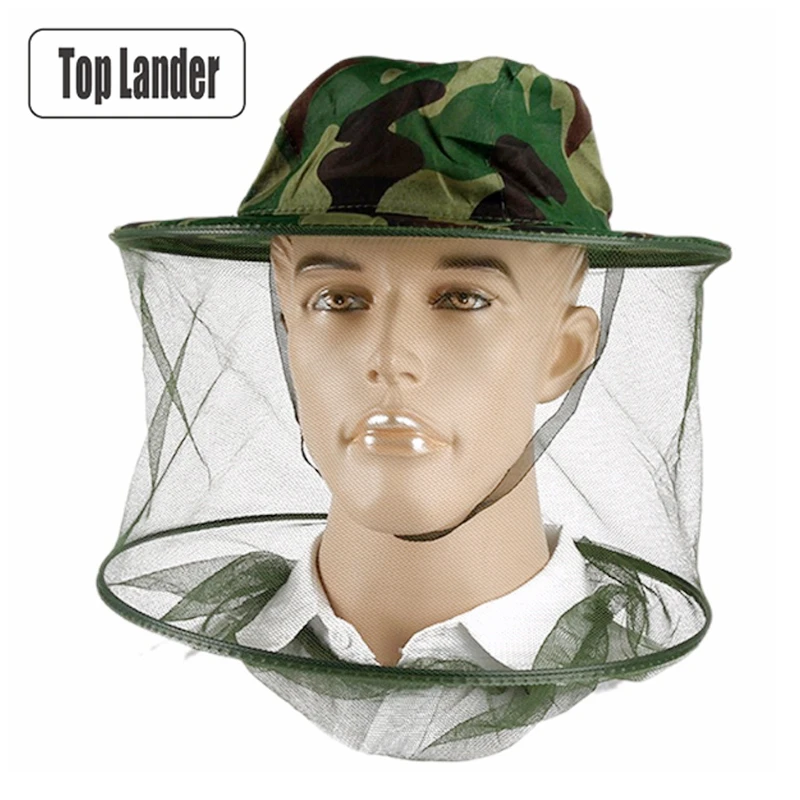 Bee Keeping Veil Mosquito Hat Net Camouflage Nets Bug Insect Face