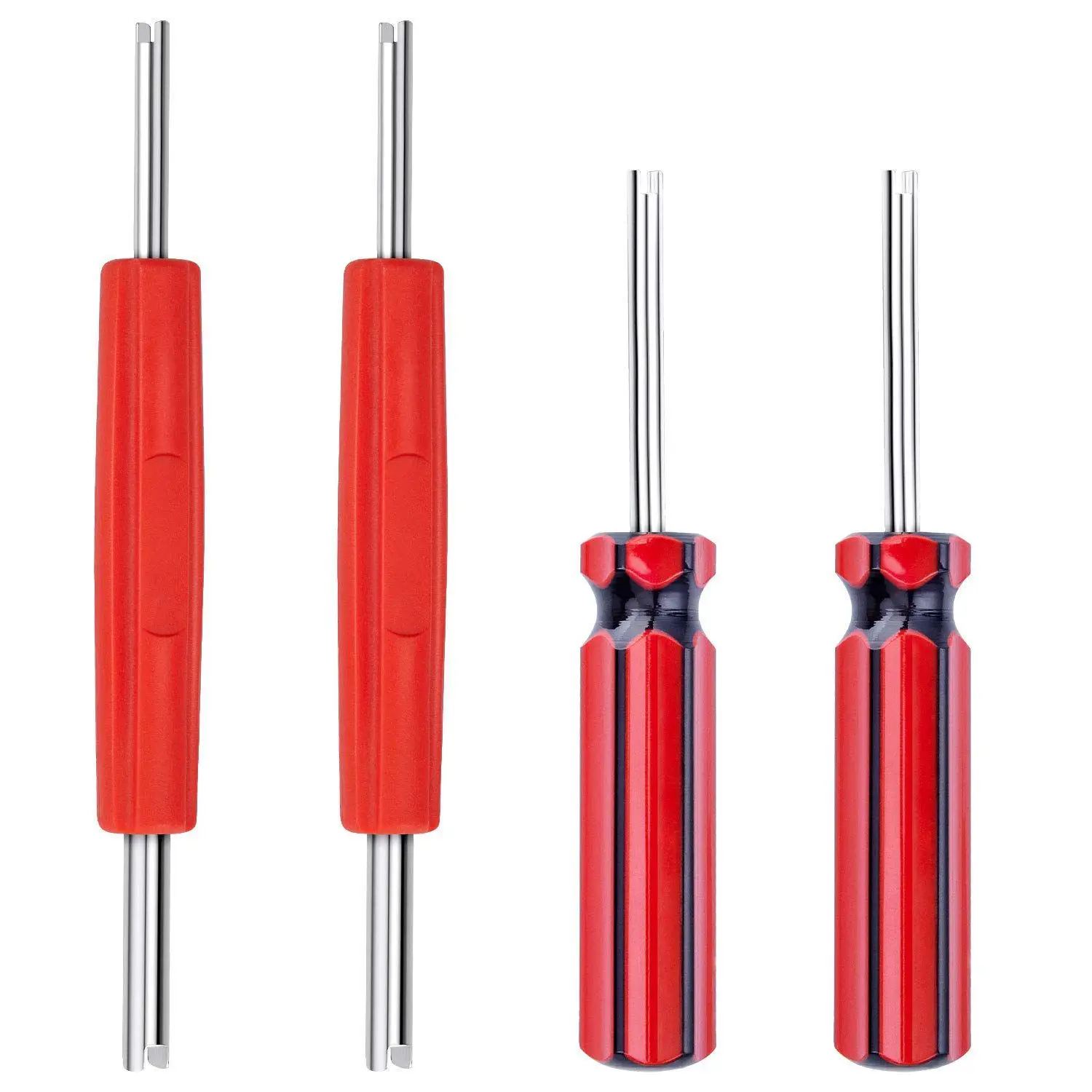 

4 Pack Valve Core Remover Tool, Dual Single Head Tire Repair Tools