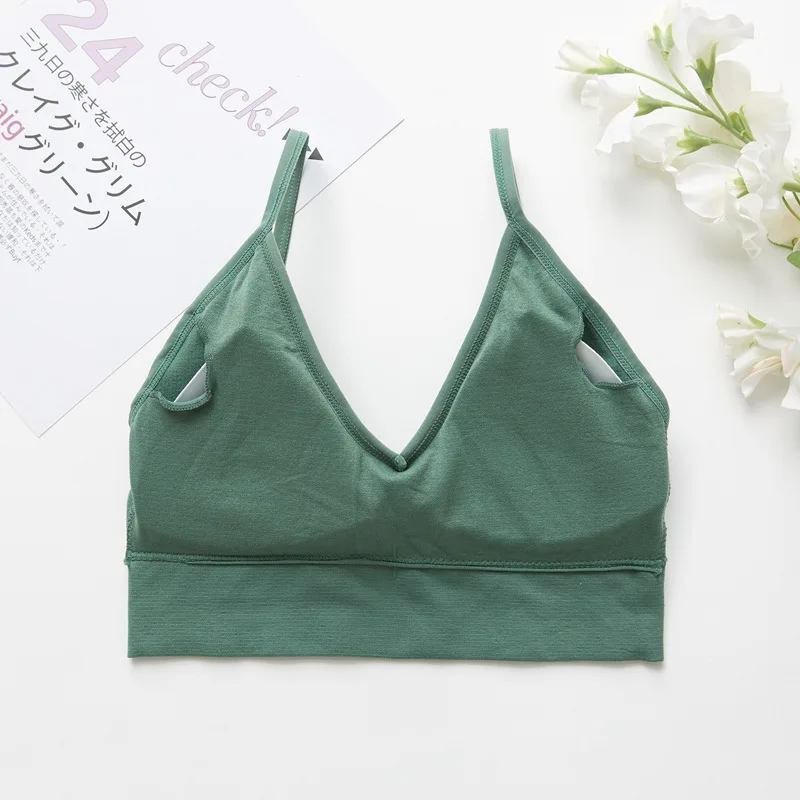 Sexy Bras For Women Push Up Lingerie Deep V Seamless Plus Size Ladies Bra Wire Free Bralette Backless Intimates Female Underwear