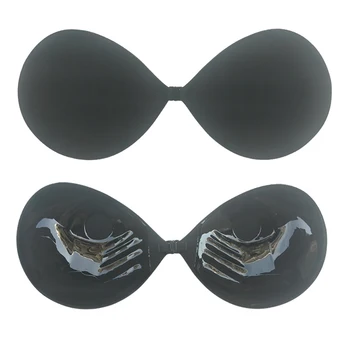 

Sexy Seamless Thicken Silicone Self-Adhesive Bra Push Up Invisible Bra Strapless Top Bras For Women Silicon Bralette