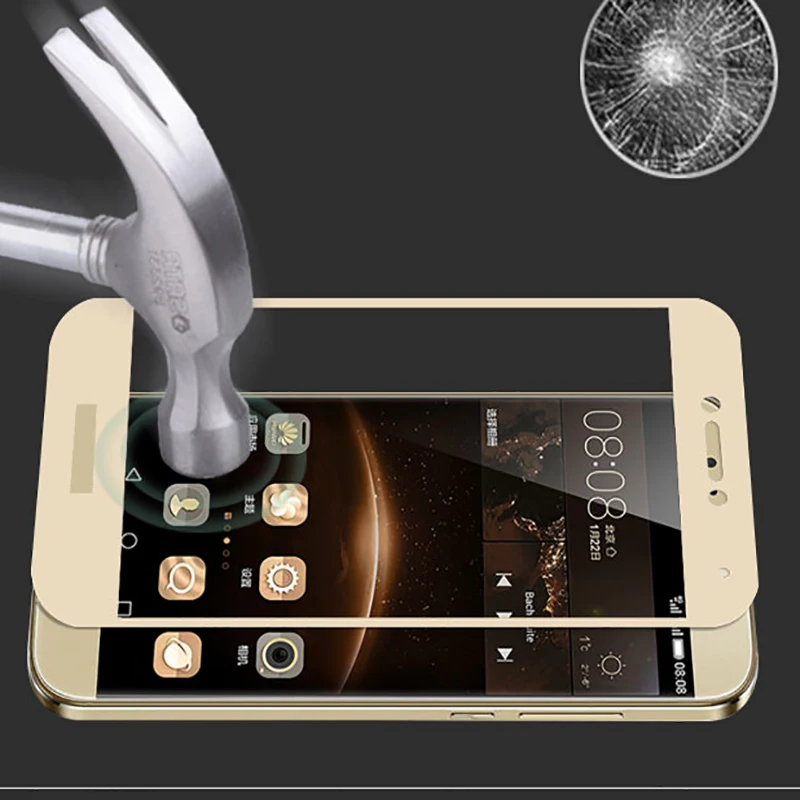 

9H Clear Tempered Glass Full Coverage Suitable For Huawei P8 Lite 2017 Anti-scratch Screen Protector Film Sklo For Honor 8 Lite