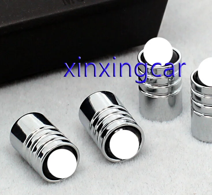 FREE SHIPPING 4PCS GTI R Logo Car Tyre Tire Valve Stems Caps For VW