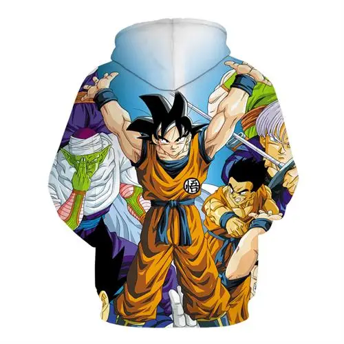 Dragon Ball Z Vegeta Resurrection толстовки для женщин и мужчин Аниме Супер Saiyan Goku/Majin Buu/Piccolo/Cell DBZ худи