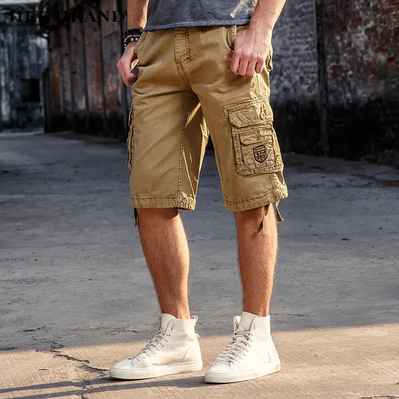 Buy HEE GRAND Men Knee Length Cargo Shorts 2018 New